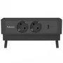 Regleta Sobremesa Fellowes 100137182 con 2 Tomas Corriente, 1 USB-A, 1 USB-C y Cable 2m Negra